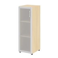 Шкаф средний узкий левый (1 средний фасад стекло в раме) Yalta LT.SU-2.4 R L/R акация лорка